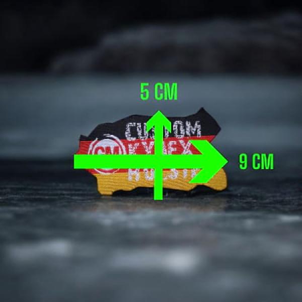 GM Custom Kydex Holster Patch Maße